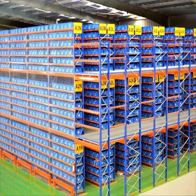 heavy duty multi level storage rack for warehouse inventory